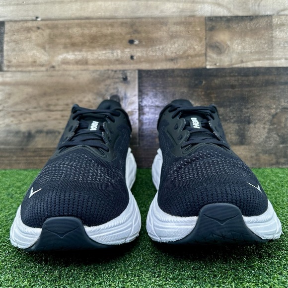 Hoka One One Arahi 7 Black White Running Shoes - Size 12 2E Wide (1147870 BWHT) - Picture 4 of 9